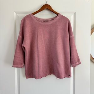 American Eagle outfitters mauve crewneck pullover size medium gently used